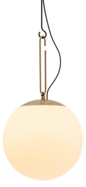 Závěsná svítidlo Artemide, nh, stmívatelné, Bílá, Obývací pokoj, Sklo, Design
