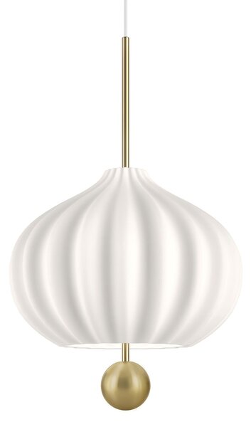Závěsná svítidlo kdln, Lilli, stmívatelné, Bílá, Obývací pokoj, Sklo, Design