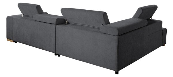 ROHOVÁ SEDAČKA, textil, barvy grafitu Livetastic - Sedací soupravy, Online Only