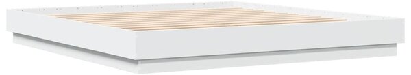 Rám postele s LED osvětlením bílý 200 x 200 cm 3209765