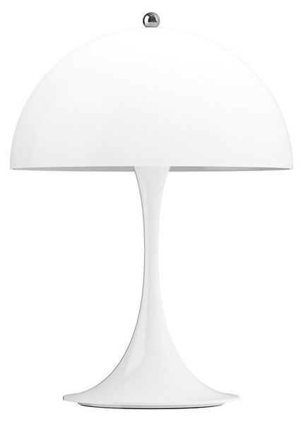 Stolní lampa Louis Poulsen, Panthella 250, stmívatelné, Bílá, Obývací pokoj, Plast, Moderní