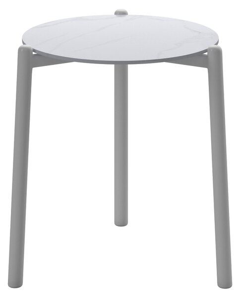 ZAHRADNÍ ODKLÁDACÍ STOLEK, kov, keramika, 40/47 cm Ambia Garden - Balkonové stolky