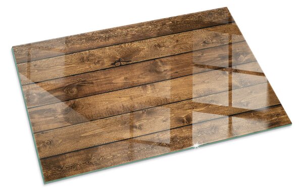 Obdélníková podložka před krb Přírodní dřevěná textura ppkprntp-00020409
