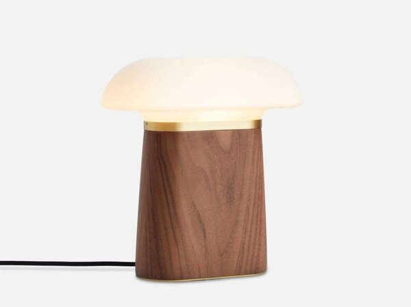 Stolní lampa Woud, stmívatelné, Dřevo, Obývací pokoj, Dřevo