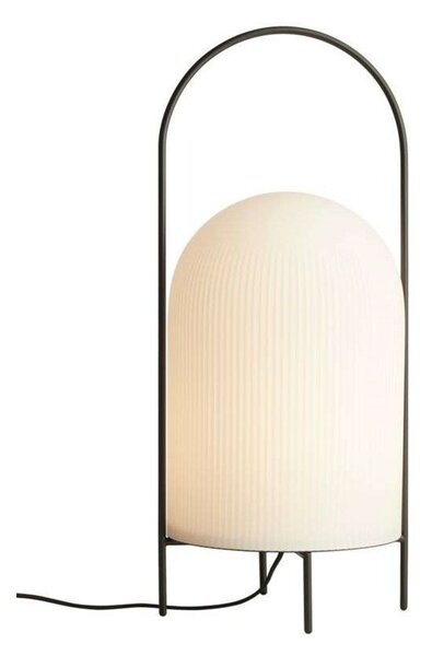 Stojací Lampa Woud, stmívatelné, Bílá, Obývací pokoj, Sklo