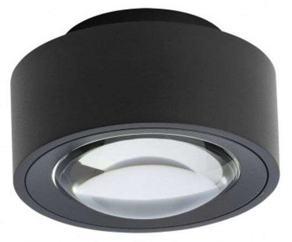 Stropní Lampa ANTIDARK, stmívatelné, Černá, Obývací pokoj, Hliník