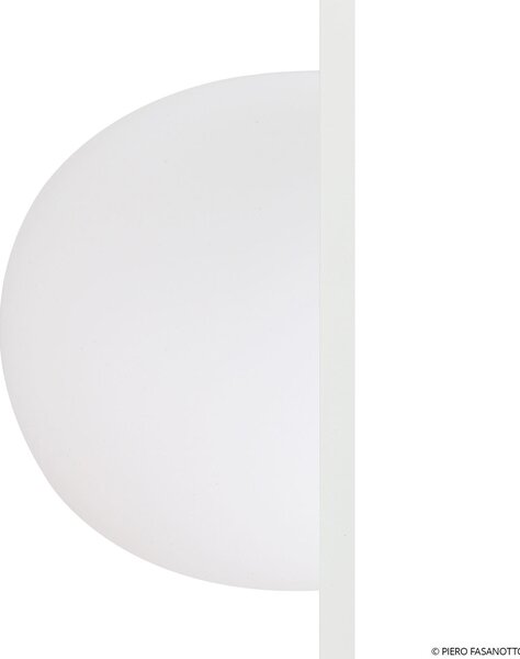 Nástěnná Svítidla FLOS, Glo-Ball, stmívatelné, Bílá, Obývací pokoj, Sklo, Design
