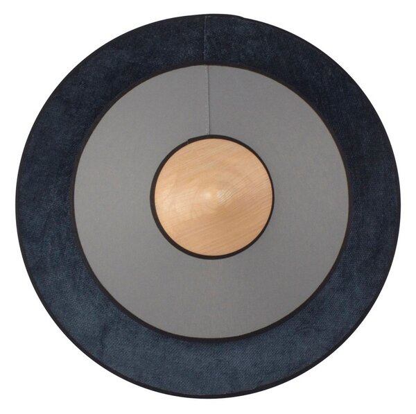 Nástěnná Svítidla Forestier, Cymbal S, Modrá, Obývací pokoj, Tkanina / Textil, Design