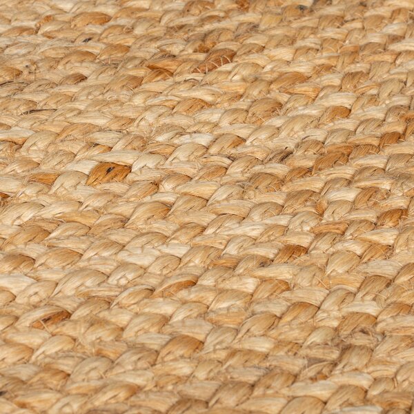 Flair Rugs, Kusový koberec Kahana Black kruh, 180x180 (průměr) kruh, béžová, chodba / předsíň