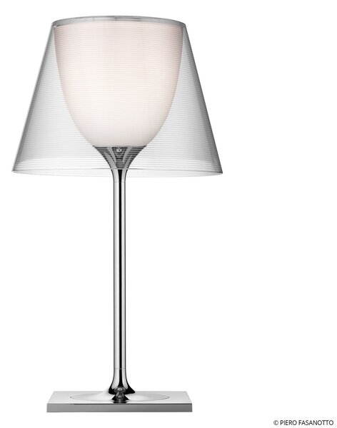 Stolní lampa FLOS, KTribe, stmívatelné, Transparentní, Obývací pokoj, Sklo, Design