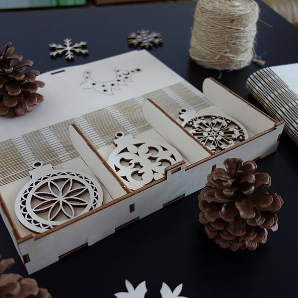 Ozdoby na vánoční stromeček, 1 sada-18 kusů 3490 PR0107-Christmas decoratio HEU-
