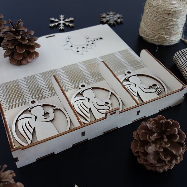 Ozdoby na vánoční stromeček, 1 sada-18 kusů 3476 PR0103-Christmas decorati HEU-
