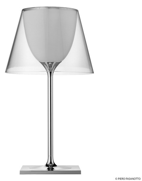 Stolní lampa FLOS, KTribe, stmívatelné, Transparentní, Obývací pokoj, Sklo, Design