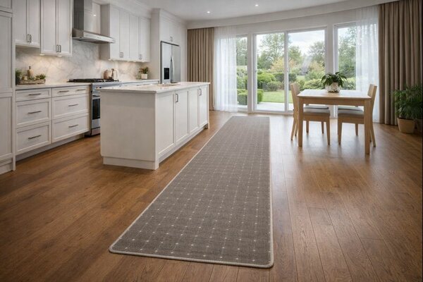 Condor Carpets, Běhoun na míru Udinese hnědý, šíře 60 cm, hnědá, chodba / předsíň