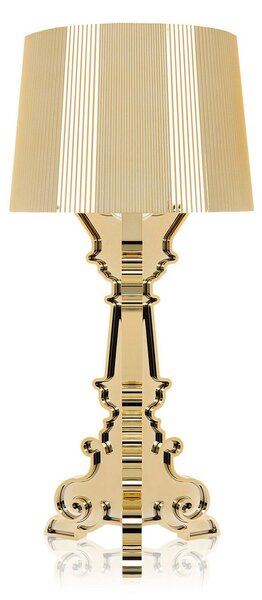 Stolní lampa Kartell, Bourgie, stmívatelné, Zlatá / mosazná, Obývací pokoj, Plast, Design