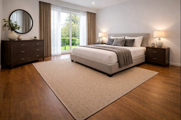 Condor Carpets, Kusový koberec Udinese béžový new čtverec, 150x150, béžová, chodba / předsíň