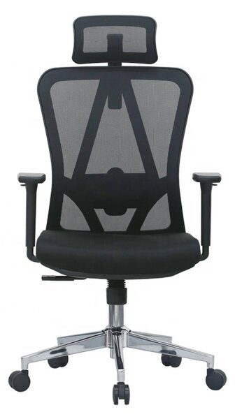 Kancelářská ergonomická židle Neoseat BOROSI — černá, nosnost 150 kg