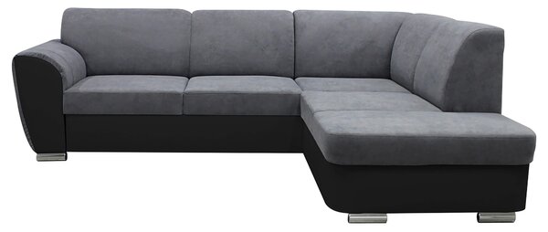 ROHOVÁ SEDAČKA, textil, šedá, černá MID.YOU - Sedací soupravy, Online Only
