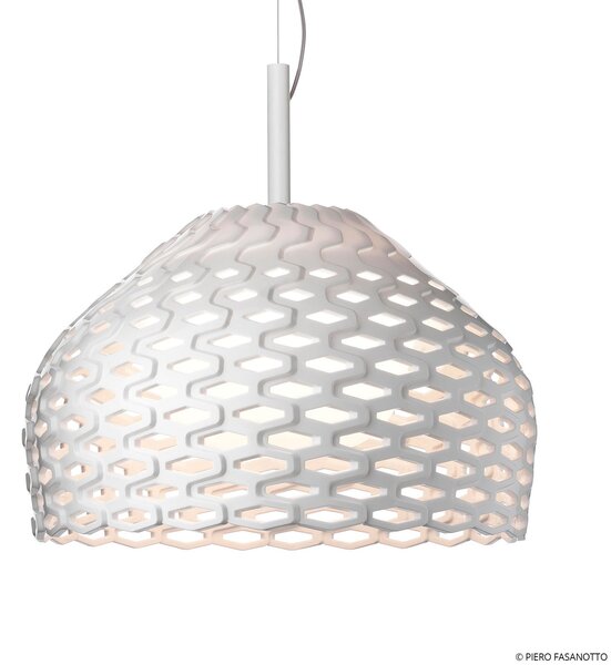 Závěsná svítidlo FLOS, Tatou, stmívatelné, Bílá, Obývací pokoj, Plast, Design