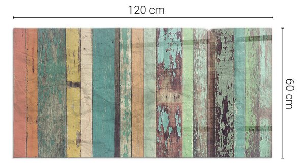 Obdélníková skleněná podložka pod kamna Barvy desek v různých tónech ppkprntp-00029860