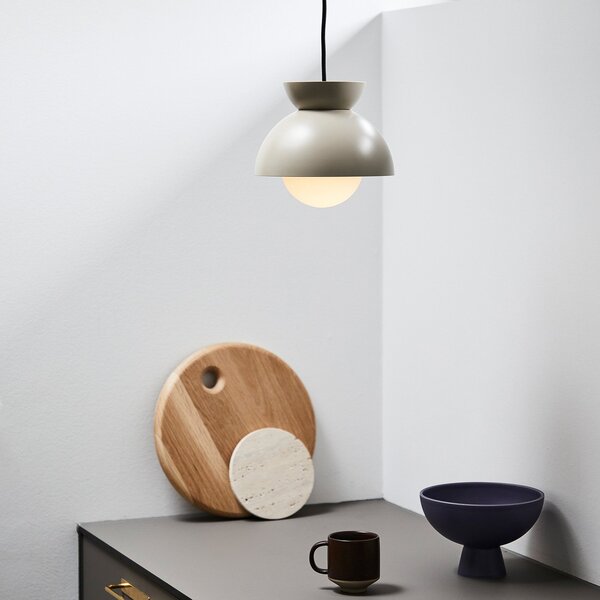 Závěsná svítidlo FRANDSEN, Butterfly, stmívatelné, Šedá, Obývací pokoj, Kov, Design