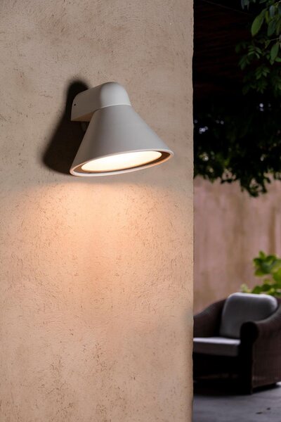 PALS nástěnná lampa, bílá - FARO