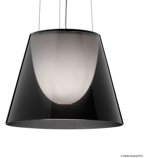 Závěsná svítidlo FLOS, KTribe, stmívatelné, Šedá, Obývací pokoj, Plast, Design