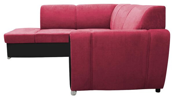 ROHOVÁ SEDAČKA, textil, červená, černá MID.YOU - Sedací soupravy, Online Only