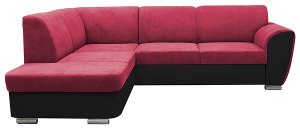ROHOVÁ SEDAČKA, textil, červená, černá MID.YOU - Sedací soupravy, Online Only