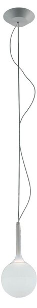 Závěsná svítidlo Artemide, Castore, stmívatelné, Bílá, Obývací pokoj, Sklo, Design