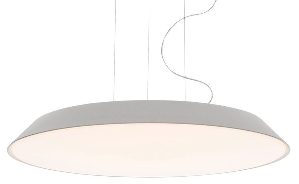 Závěsná svítidlo Artemide, Febe, stmívatelné, Bílá, Obývací pokoj, Plast, Moderní