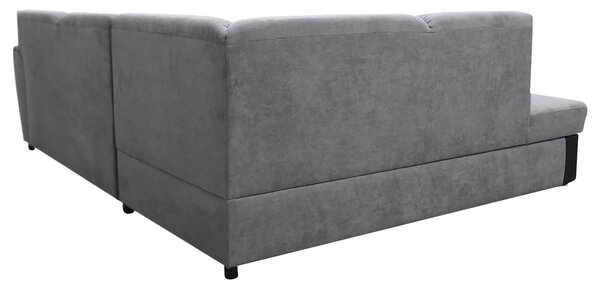 ROHOVÁ SEDAČKA, textil, šedá, černá MID.YOU - Sedací soupravy, Online Only