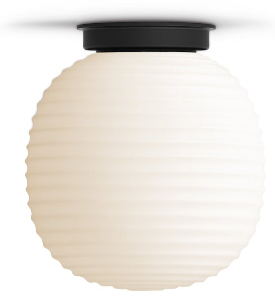 Stropní Lampa New Works, Lantern Small, stmívatelné, Bílá, Obývací pokoj, Sklo, Design