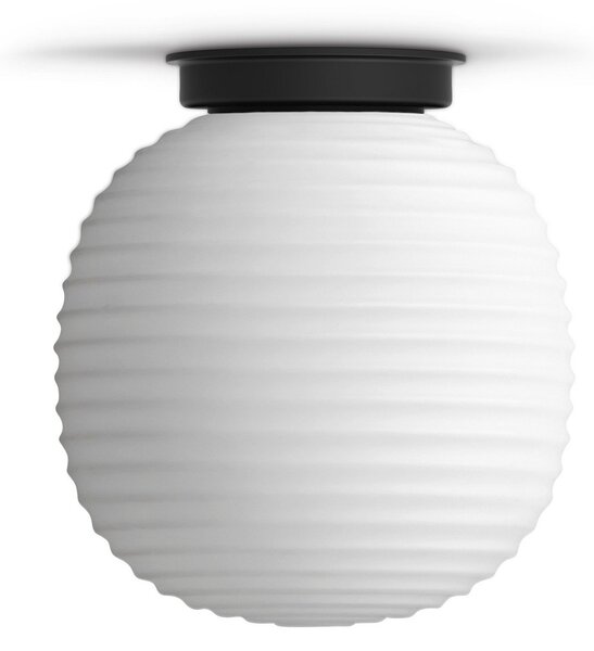 Stropní Lampa New Works, Lantern Small, stmívatelné, Bílá, Obývací pokoj, Sklo, Design