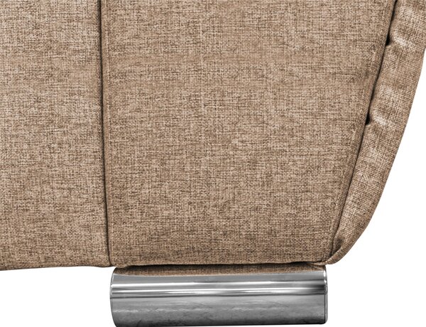 ROHOVÁ SEDAČKA, textil, béžová Livetastic - Sedací soupravy, Online Only