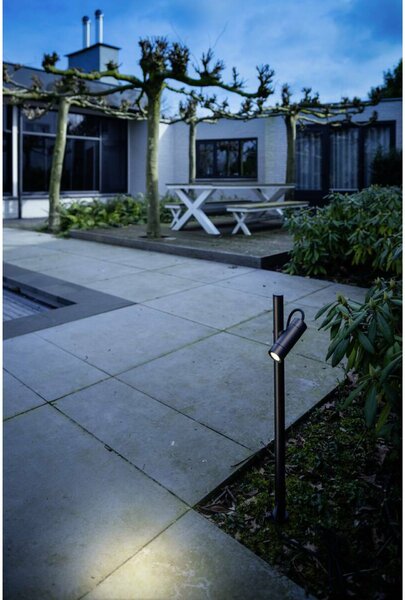BIG WHITE SLV HELIA SLIM Pole Single LED, venkovní stojací lampa, černá IP65 3000K 1007868