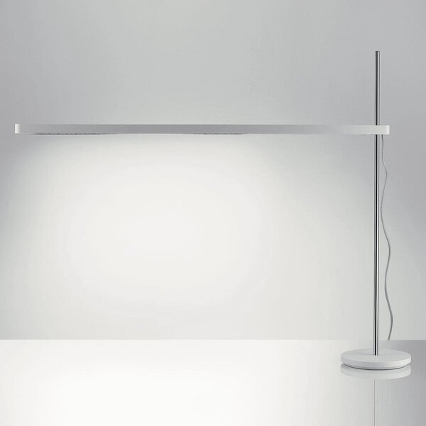 Stolní lampa Artemide, Talak Professional, stmívatelné, Bílá, Pracovna, Kov, Design