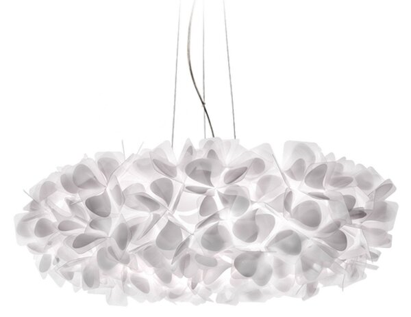 Závěsná svítidlo Slamp, Clizia Mama Non Mama, stmívatelné, Bílá, Obývací pokoj, Plast, Design