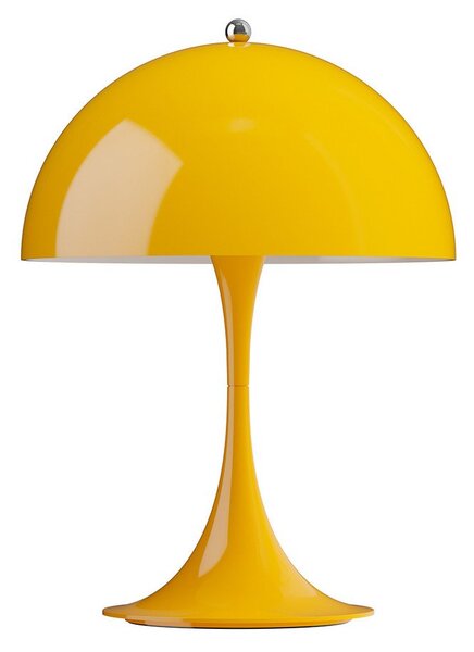 Stolní lampa Louis Poulsen, Panthella 250, stmívatelné, Žlutá, Obývací pokoj, Plast, Moderní