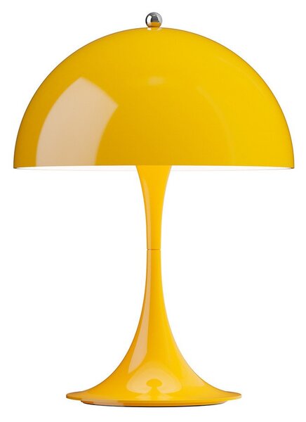 Stolní lampa Louis Poulsen, Panthella 250, stmívatelné, Žlutá, Obývací pokoj, Plast, Moderní