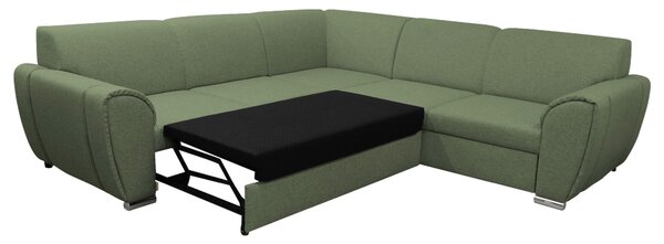 ROHOVÁ SEDAČKA, textil, zelená Livetastic - Sedací soupravy, Online Only