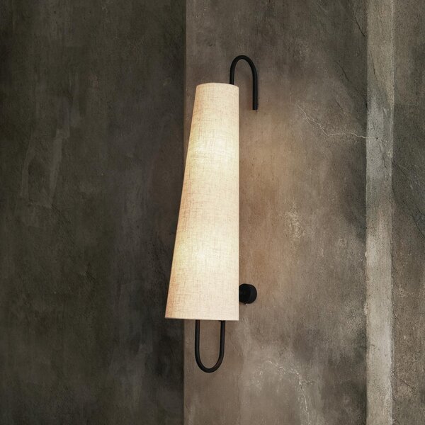 Nástěnná Svítidla ferm LIVING, Ancora, Černá, Obývací pokoj, Kov, Design