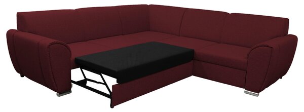 ROHOVÁ SEDAČKA, textil, tmavě červená Livetastic - Sedací soupravy, Online Only