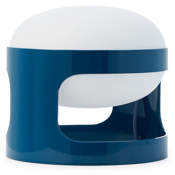 Stolní lampa Kartell, K28, Modrá, Obývací pokoj, Plast, Design