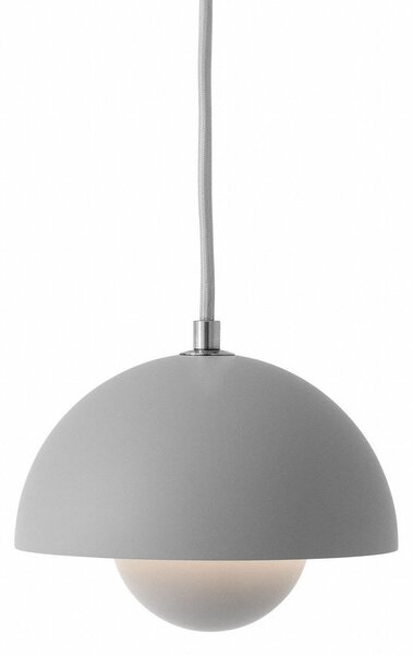 Závěsná svítidlo &Tradition, Flowerpot VP10, stmívatelné, Šedá, Obývací pokoj, Kov, Design