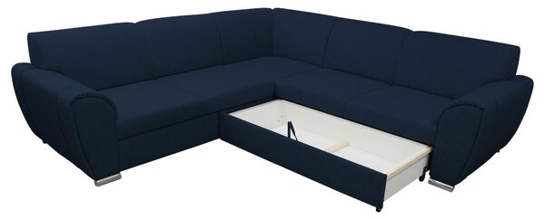ROHOVÁ SEDAČKA, textil, tmavě modrá Livetastic - Sedací soupravy, Online Only