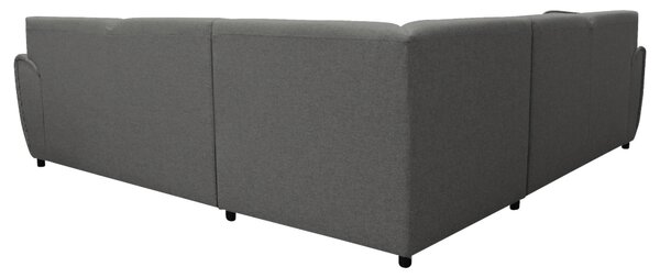 ROHOVÁ SEDAČKA, textil, šedá Livetastic - Sedací soupravy, Online Only