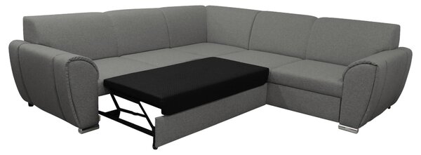 ROHOVÁ SEDAČKA, textil, šedá Livetastic - Sedací soupravy, Online Only