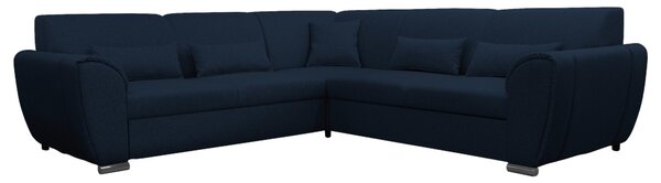 ROHOVÁ SEDAČKA, textil, tmavě modrá Livetastic - Sedací soupravy, Online Only