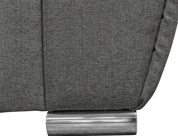 ROHOVÁ SEDAČKA, textil, šedá Livetastic - Sedací soupravy, Online Only
